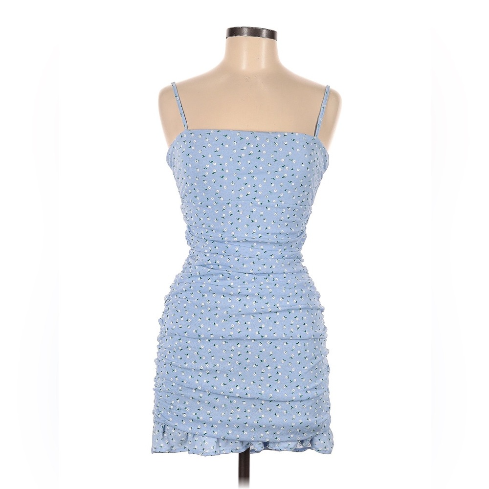 Tiger mist blue floral dress